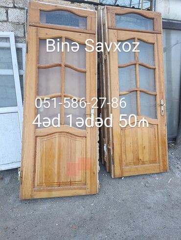 Furnitura və aksessuarlar: Salam 4ədəd 90×230dir framuqası kəsiləndə 90×2yə olur plastik qapı