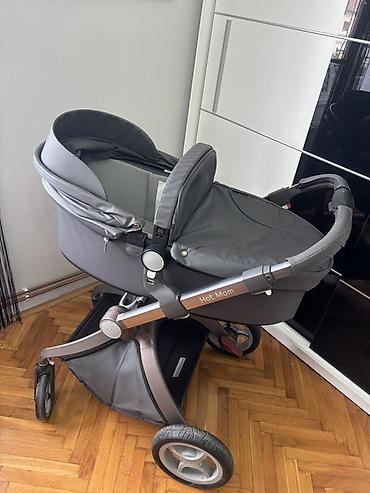 hm kosulje: Kolica za bebe Hot Mom 2 u 1 – siva - Modularni sistem: korpa (nosač — 2