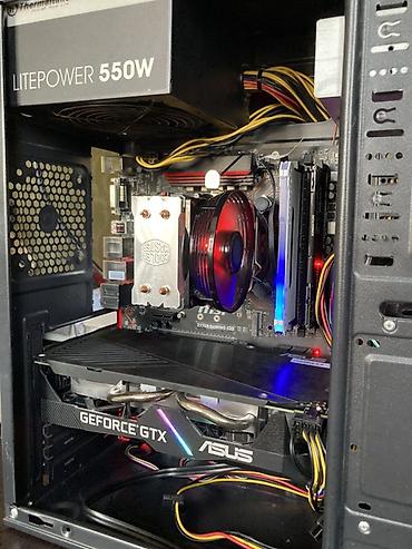 Masaüstü kompüterlər və iş stansiyaları: Güclü Oyun və İş Kompüteri – i7 7700 / GTX 1660 Super 6GB / 32GB RAM — 1