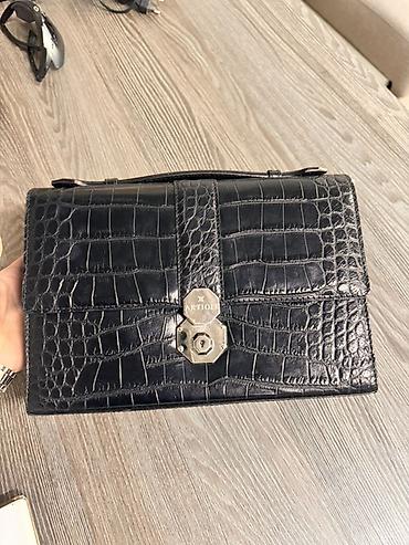 fabric case: 2000$ Мужской кожаный портфель-клатч Artioli - Бренд/маркировка — 1