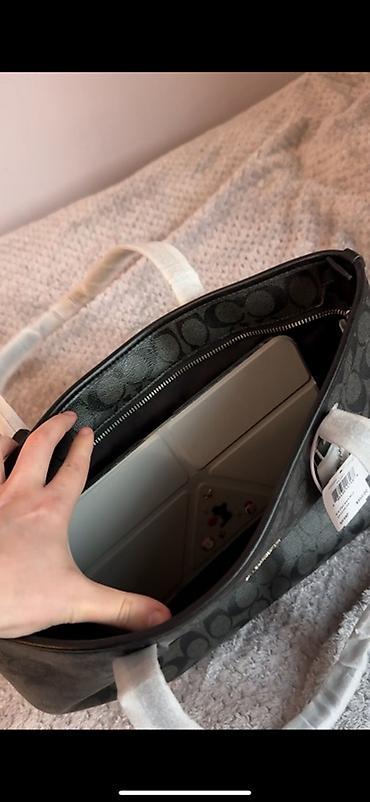 tote bag: Coach New York qolbaqlı tote çanta. A-Klass Premium keyfiyyət.🌟🌟🌟🌟🌟 — 7