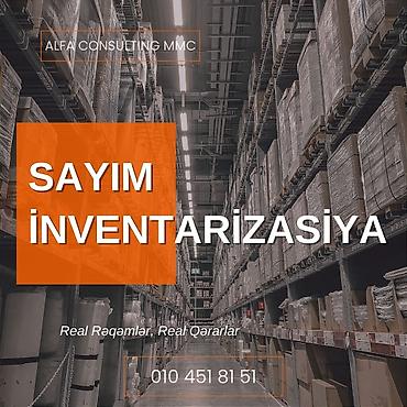 Digər xidmətlər: Sayım Xidməti və İnventarizasiya / Biznes Xidmətləri Bütün növ — 1