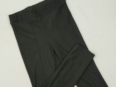 rajstopy czarne ze srebrną nitką: Legginsy Eleganckie damskie, rozmiar S