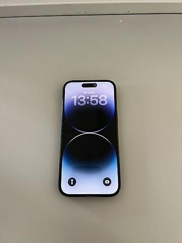 Уюлдук телефондор жана аксессуарлар: IPhone 14 Pro, 128 ГБ, цвет черный 
возможен торг минимальный — 3