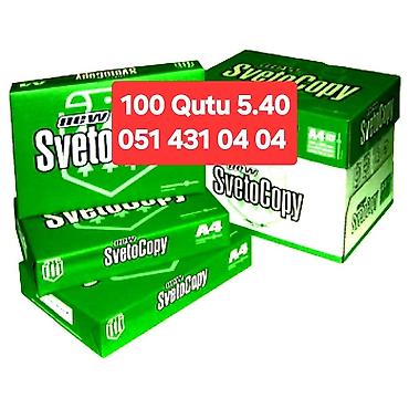 rəngli kağız: SvetoCopy A4 ofis kağızı - Format: A4 - Kağız qalınlığı (gsm): 80 - — 1