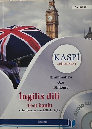 Тесты: Məhsul: “İngilis dili – Test bankı” (Kaspi Abituriyent), 2-ci nəşr — 1
