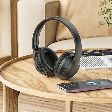 k 55: Yeni Simsiz (Bluetooth) Qulaqcıqlar, Borofone, rəng - Qara — 5