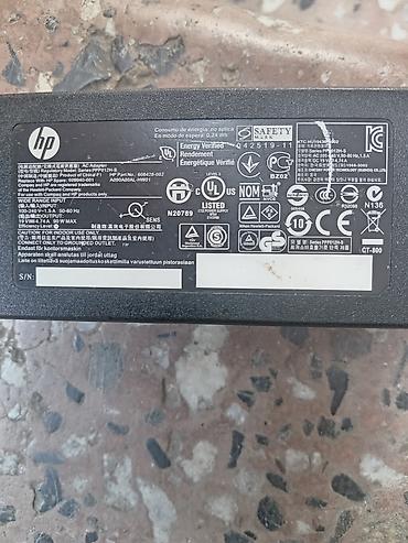 hp victus ikinci el: HP orjinal noutbuk adapteri. Tam orjinal 19v 90 watt gücündə işlənmiş — 2