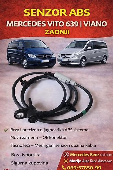 ABS senzori: SENZOR ABS MERCEDES VITO 639 VIANO ZADNJI | senzor abs mercedes vito — 1