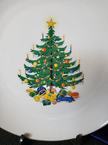 paviljoni forma ideale: Tanjir 1969g.Hutschenreuther porcelan Nemacka. Tanjir bez — 3