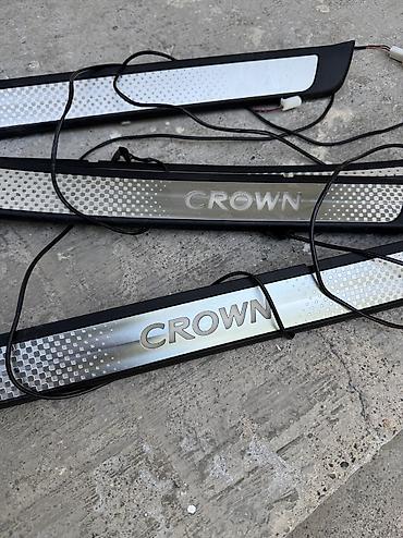 фары тлк 100: Накладка на порог с подсветкой Crown на Краун 180-184
Оригинал япония — 2