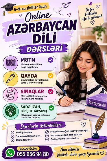 gitara kurslari: Online Azərbaycan dili dərsləri (5–9-cu siniflər üçün) Tədris — 1
