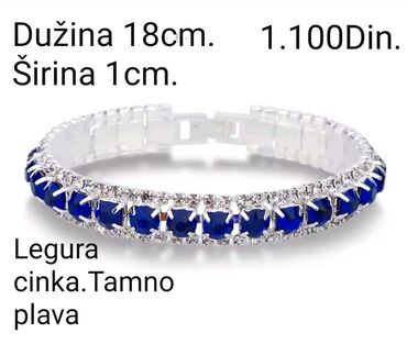 Narukvice: Lančana narukvica, Materijal: Cirkon — 8