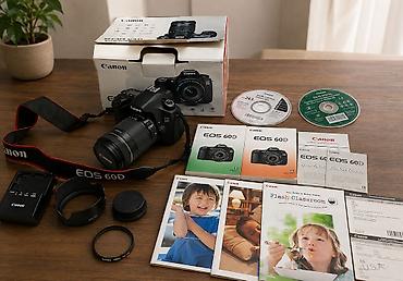 canon 60 d: Canon EOS 60D DSLR fotoaparat dəsti Məhsulun tərkibi: - Canon EOS 60D — 1