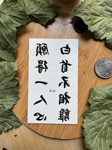 Тату, пирсинг: Временные татуировки — 10