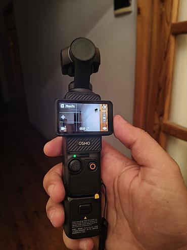 Videokameralar: DJI Pocket 2 Creator üçün portativ 3 oxlu stabilizator kamera seti — 2
