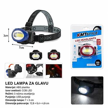 KMT Far-COB 2001691 LED lampa za glavu sa COB tehnologijom –