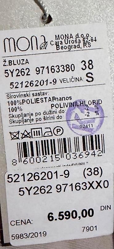 sandale ecco: Putpuno nova Mona bluza sa etiketom, vidi se da je na snizenju placena — 6