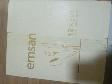hediyye qutusu: Emsan 12 nəfərlik 84 parça çatal–qaşıq–bıçaq dəsti - Brend: Emsan -