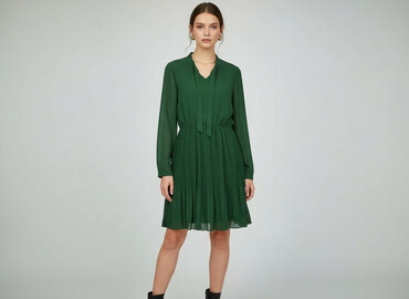 długie spódnice butelkowa zieleń: Women`s dress, size S