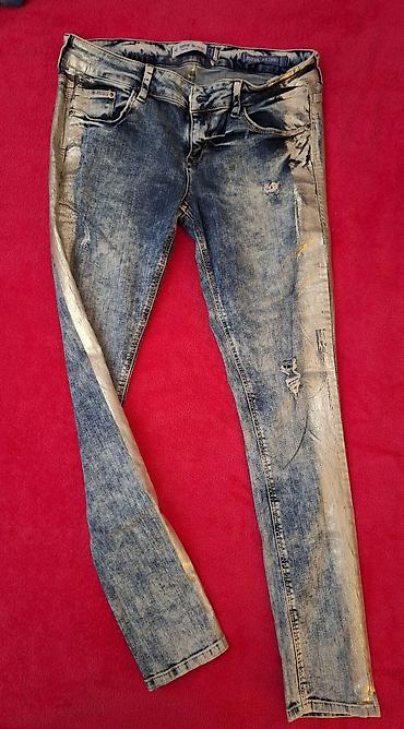 bele ski pantalone: Berschka Ženske farmerke – super skinny kroj - Materijal: teksas sa — 1