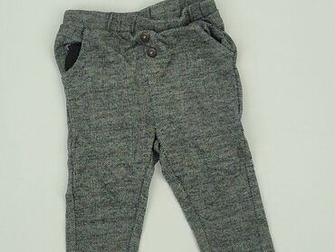 kombinezon zimowy spodnie i kurtka: Baby material trousers, 9-12 months, 74-80 cm, Reserved, condition - Very good