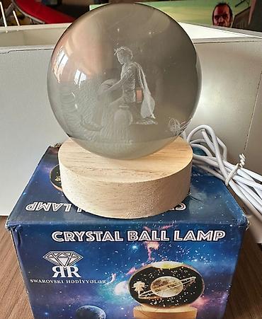 hy320 mini: Bürc - dolça Kristal Kürə Lampa – “Crystal Ball Lamp” - Şüşə — 1