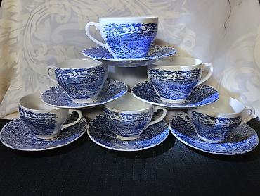 Ostali antikviteti: Solje engleske za kafu,caj Crown Ducal iz 70ih.god. Solje engleske — 4