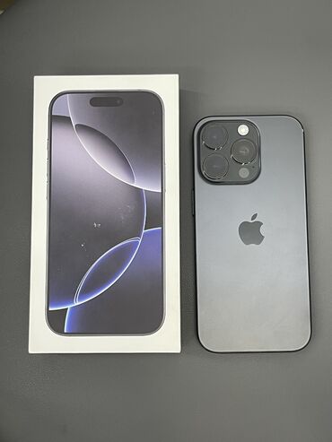 купить ipod touch 7: IPhone 16 Pro, Б/у, 256 ГБ, Black Titanium, Кабель, Коробка, 100 %