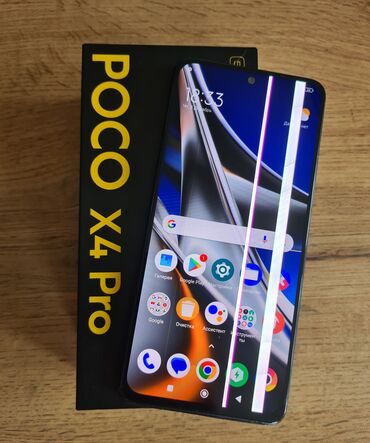 Poco: Poco X4 Pro 5G, 256 GB, rəng - Qara, Barmaq izi, Simsiz şarj, Face ID