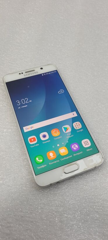 Samsung: Samsung Galaxy Note 5, Б/у, 32 ГБ, цвет - Белый — 4