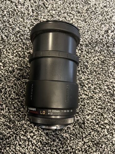 Fotokameralar: Tamron 28-200 mm. objektiv yalniz nikon kameralari ucun nezerde