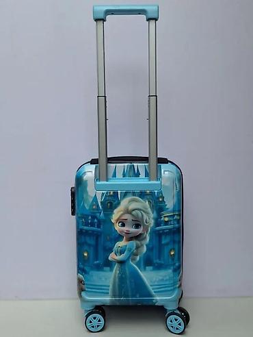 Rančevi, torbe i koferi: Dečiji kofer na točkiće – motiv ledene princeze - Tvrda školjka sa — 14