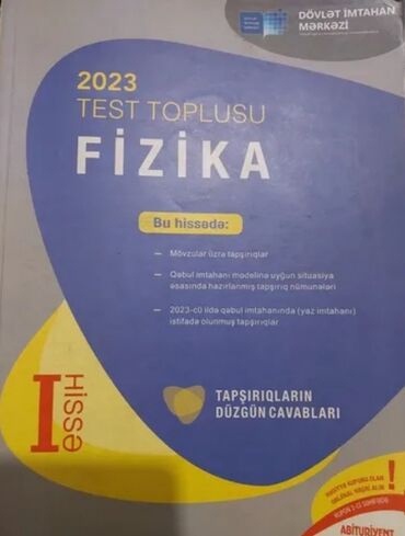 informatika gündüz mirzəbəyli: Məhsul: 2023 Test Toplusu – Fizika (I hissə) Xüsusiyyətlər: - Dövlət