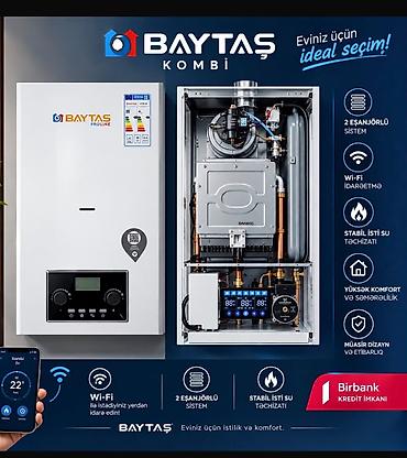 Yeni Kombi Baymak 24 kVt, Pulsuz çatdırılma, Ödənişli quraşdırma, Zəmanətli, Kredit var