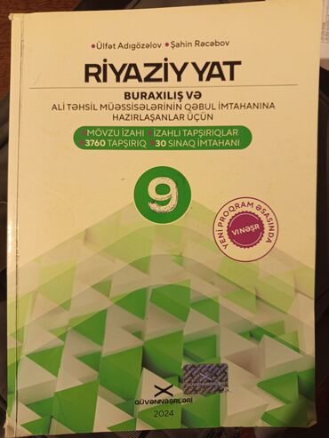 Testlər: Riyaziyyat 9 cu sinif Güvən
Təzədir