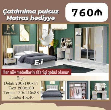 Yataq otağı dəstləri: Yataq desti yeni