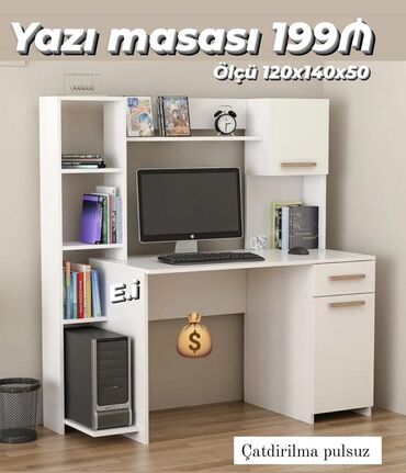 Masalar: Jurnal masası, Yeni, Açılmayan, Şüşə, Oval masa — 60