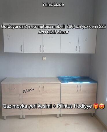 Mətbəx mebeli: Metbex mebellerini daha munasib elde etmeye telesin endirim
