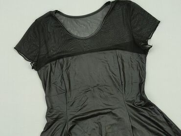 czarne bluzki krótki rekaw: Блуза жіноча, 2XS, стан - Хороший