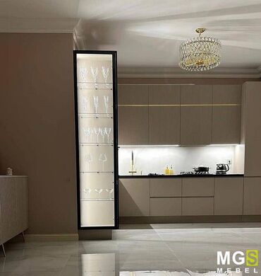 Mətbəx mebeli: Kvadrati 120 manat 270 manata kimi deyişen dolablar Paqonnu metri 180 — 17