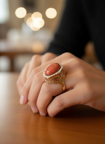 Üzüklər: Кольцо новое. Британский модный бренд. Привезли на подарок, но не — 1