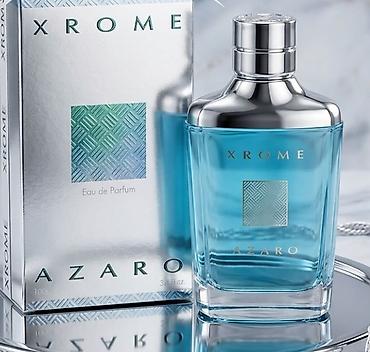 chrome azzaro: Xrome Azzaro parfum 100ml dubay klass baqli qutuda — 1