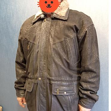 Куртки: 2 кожаные (натуралка) мужские куртки. р. 56-58, зима, осень -весна — 3