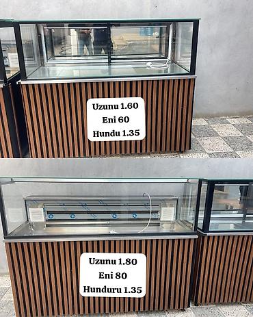Vitrin soyuducu satilir her biri 1000azn. Unvan bulbule NigazŞüşə