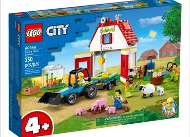 Игрушки: Lego City 🏙️ 60346Ферма и амбар с животными 🐴🐮, рекомендованный