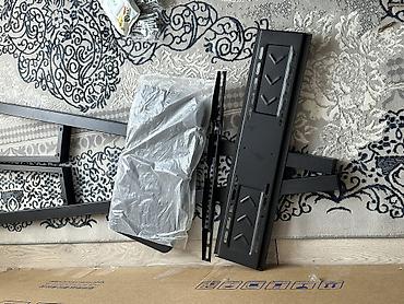 тв зона: Тумба и подставка для телевизора, Новый, Напольная, Железо, цвет - Черный — 8