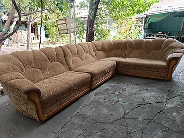 выдвижная перегородка: Модульный диван, Б/у — 2
