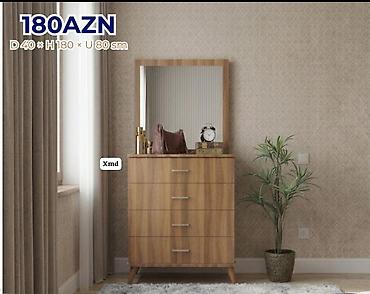 kamot termo: Aynalı komod/dresser - Ölçülər: D 40 × H 180 × U 80 sm - Material — 1