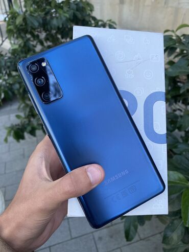 samsunq soyuducu: Samsung Galaxy S20, 128 GB, rəng - Göy, Zəmanət, Sensor, Barmaq izi